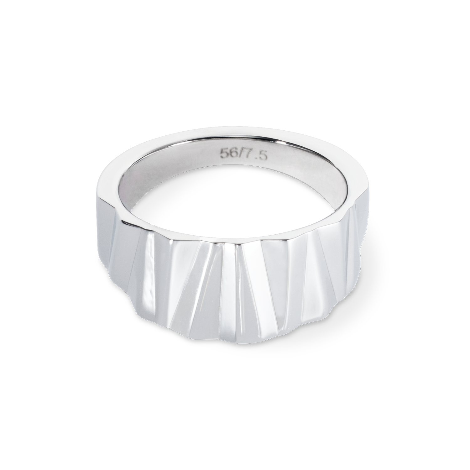 coeur-de-lion-ring-classic-wave-silber-edelstahl image 2