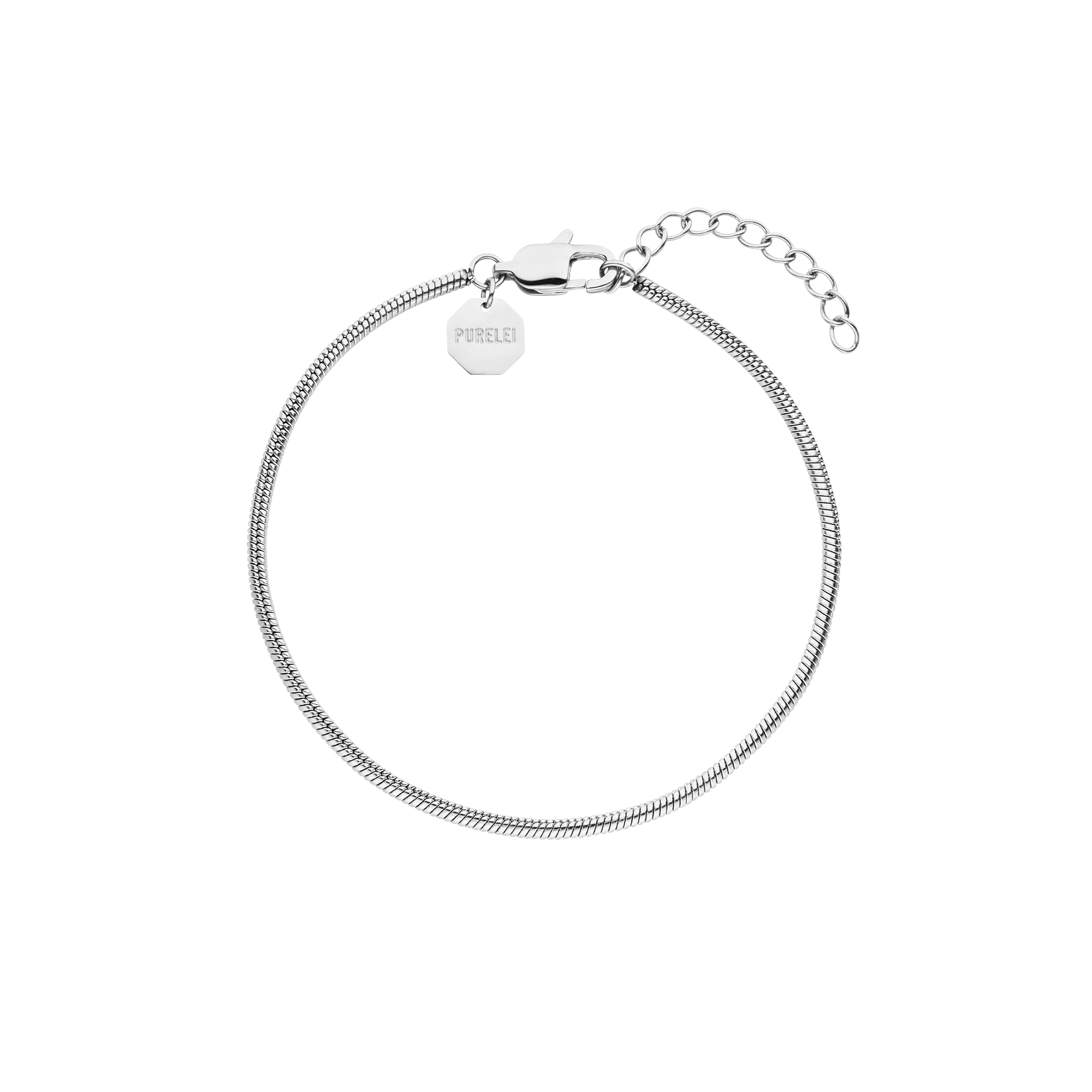 purelei-sleekness-armband-schlangenketten-armband-verstellbar-18-22-cm image 1