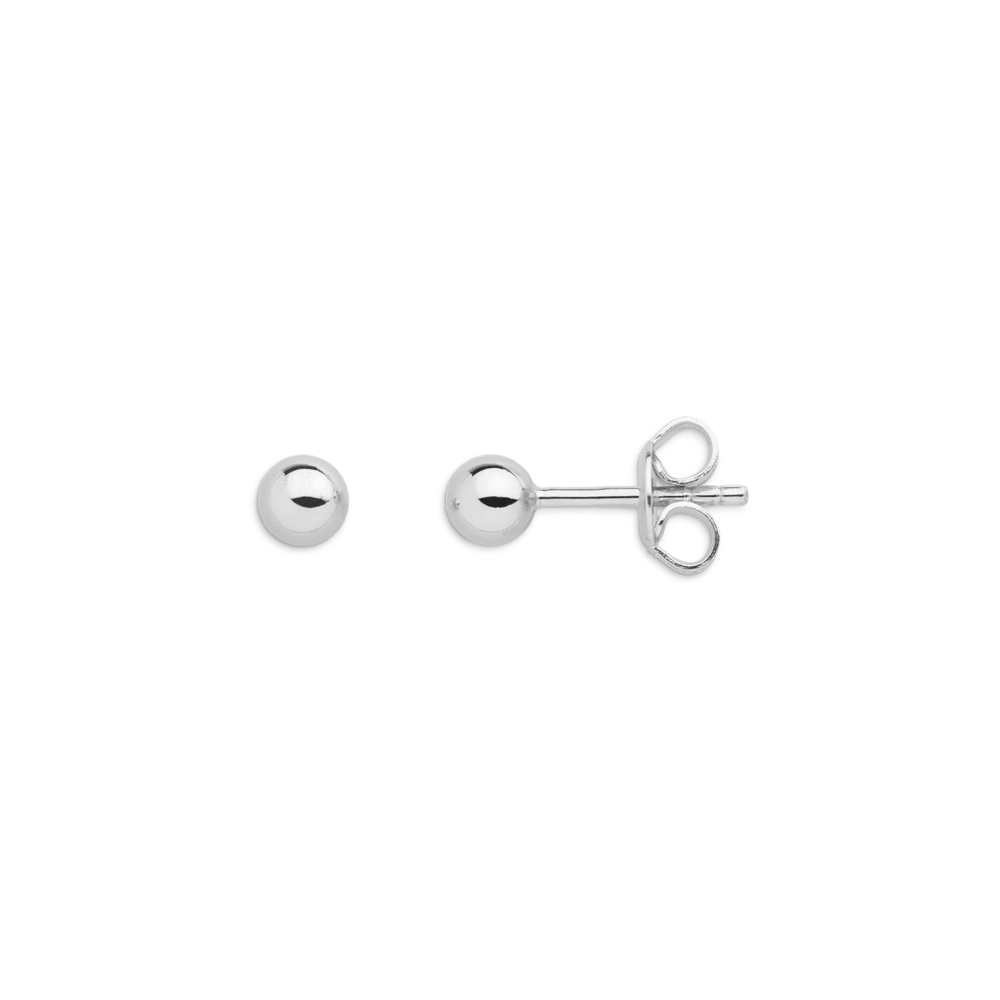 xenox-dot-ohrstecker-925-sterlingsilber-rhodiniert-kugel image 1