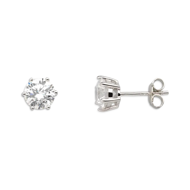 xenox-krappe-ohrringe-925-sterlingsilber-rhodiniert-mit-zirkonia-2 image 1