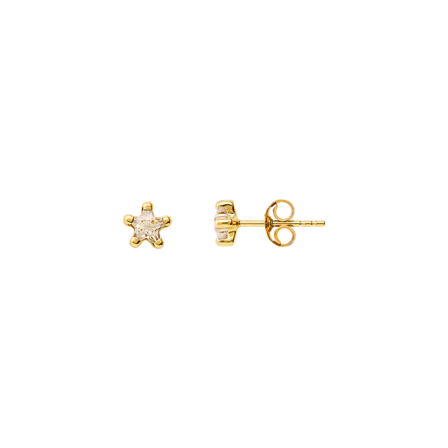 xenox-fine-ohrringe-585-gelbgold-mit-zirkonia image 1