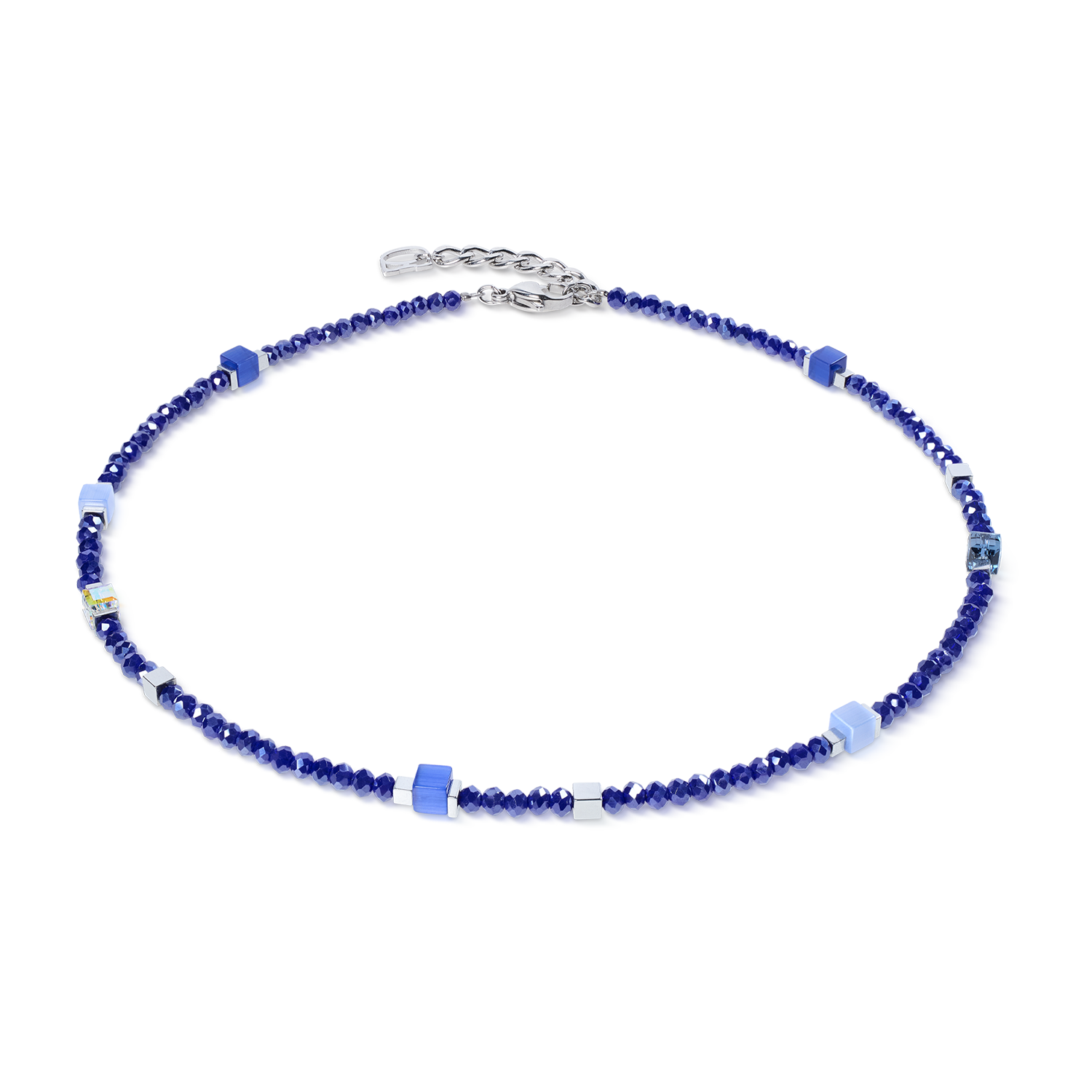 coeur-de-lion-joyful-colours-flex-armband-silber-blau image 4