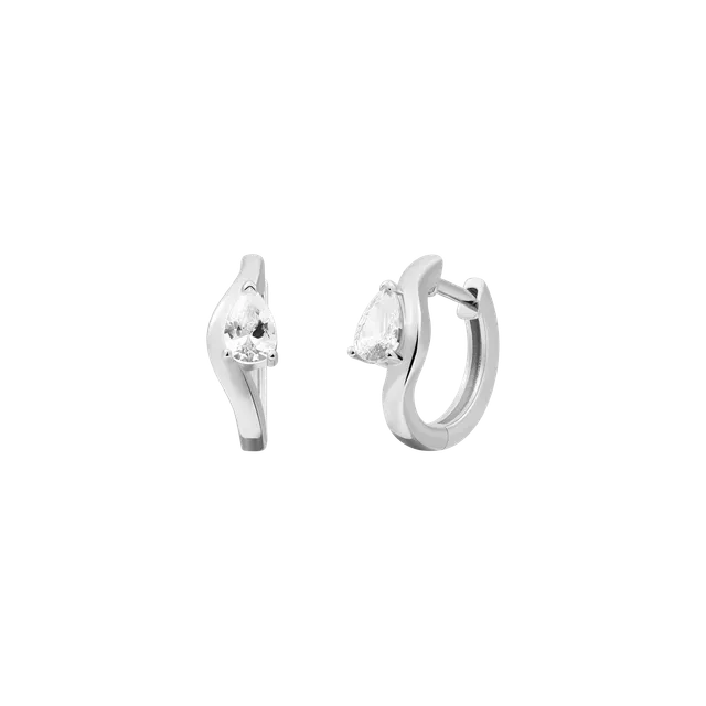 xenox-halo-ohrringe-xs92031-925-sterlingsilber-rhodiniert-mit-zirkonia-tropfen image 1
