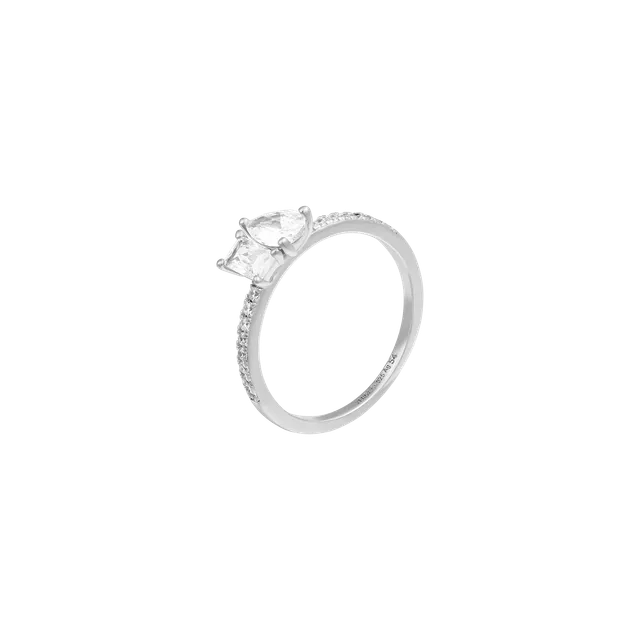 xenox-radiant-duo-ring-xs92028-52-925-sterlingsilber-rhodiniert-mit-zirkonia image 1