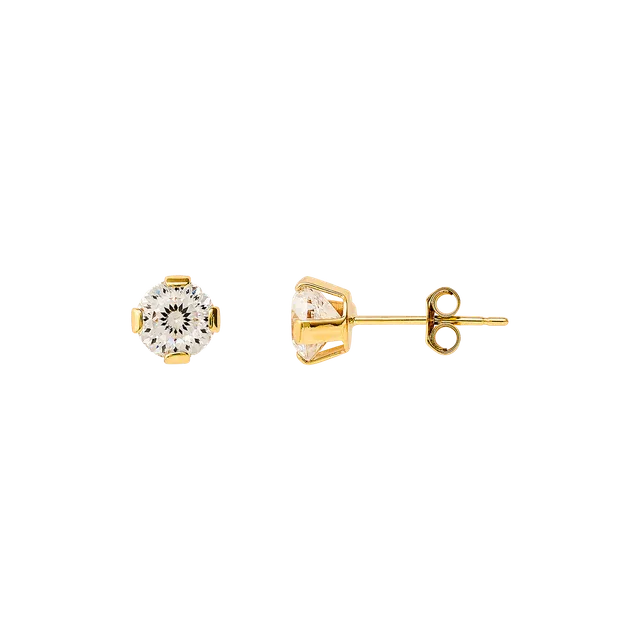 xenox-fine-ohrstecker-585-gelbgold-mit-wei-em-zirkonia-xg14k4076g image 1