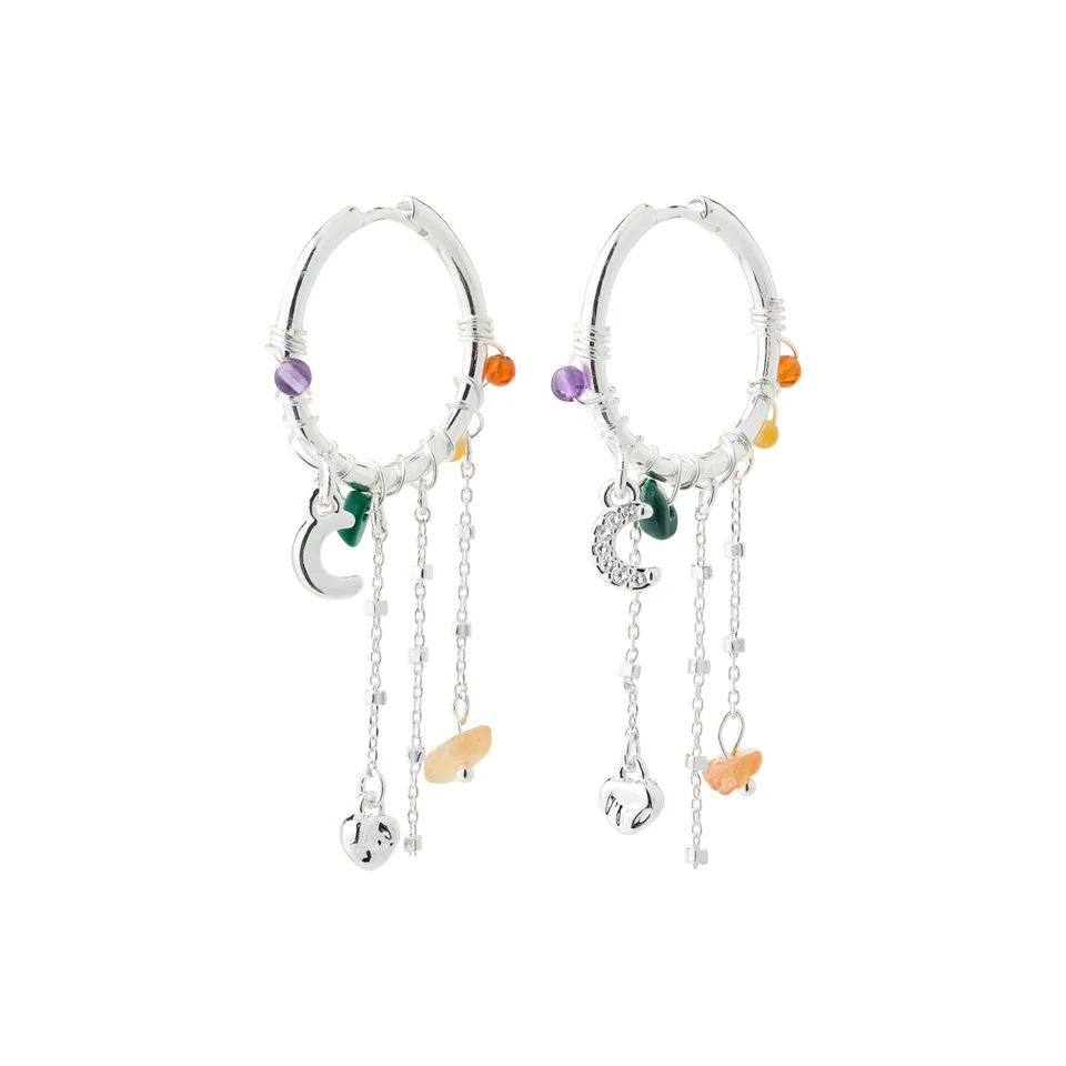 pilgrim-nari-ohrringe-silberplattiert-multi-hoop-kette image 1