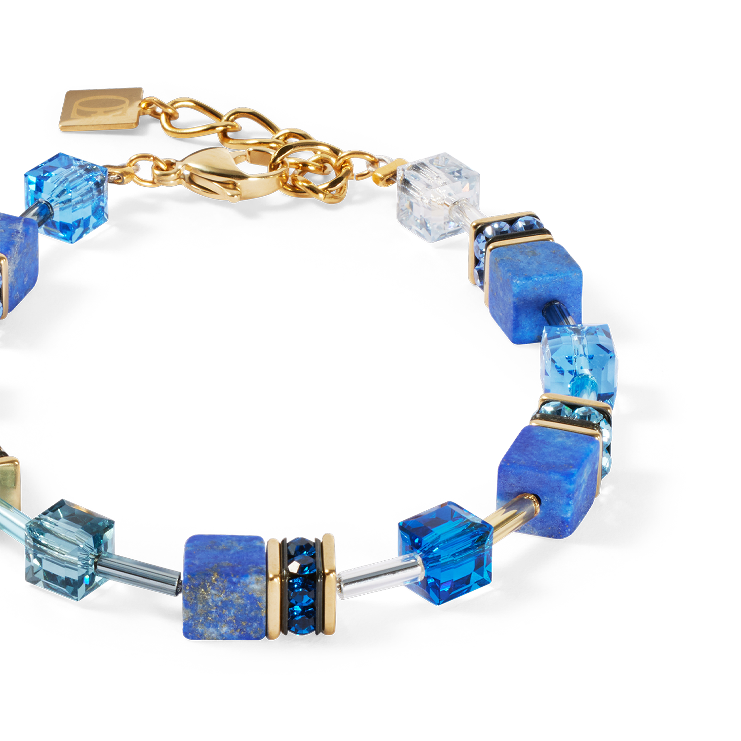 coeur-de-lion-geocube-iconic-precious-armband-blau image 2
