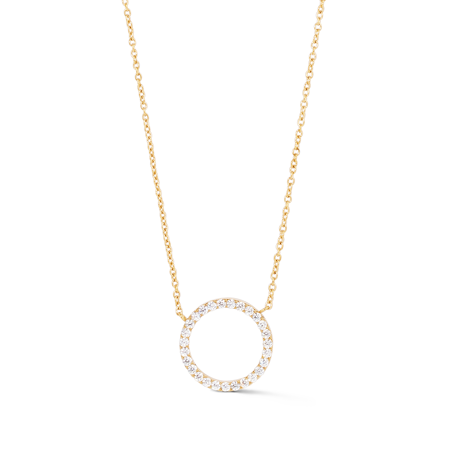 coeur-de-lion-halskette-sparkling-circle-gold-kristall image 2