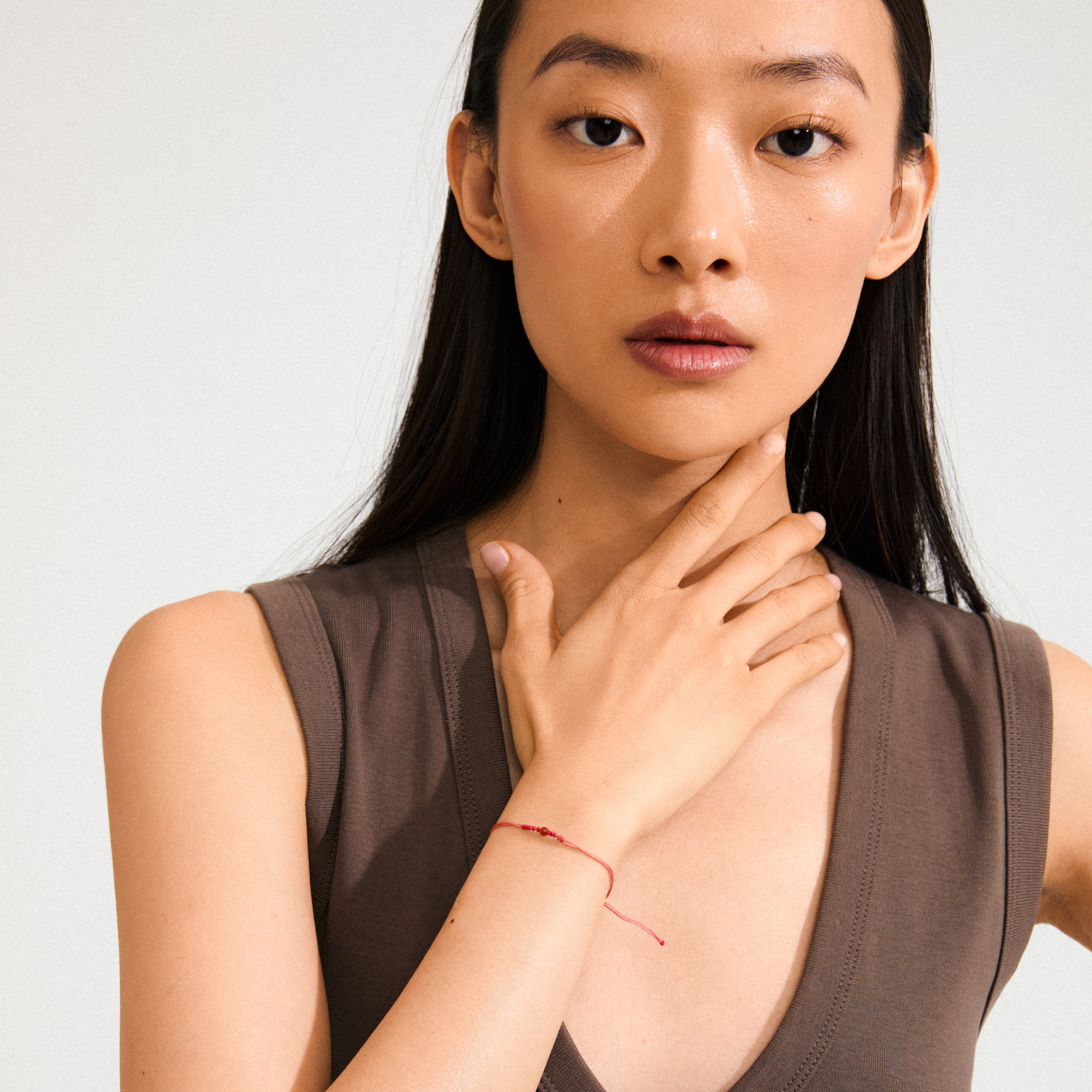 pilgrim-july-geburtsstein-armband-roter-achat image 2