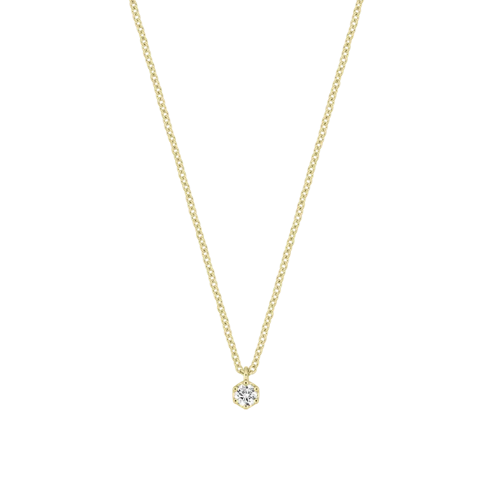 xenox-krappe-petite-halskette-925-sterlingsilber-mit-lab-grown-diamonds image 1