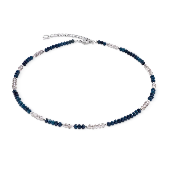 coeur-de-lion-rhythm-jade-navy-halskette-silber-42-cm-6-cm image 1