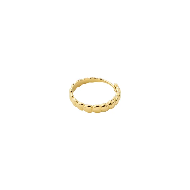 pilgrim-revan-ring-vergoldet-mit-herzmuster-verstellbar image 1
