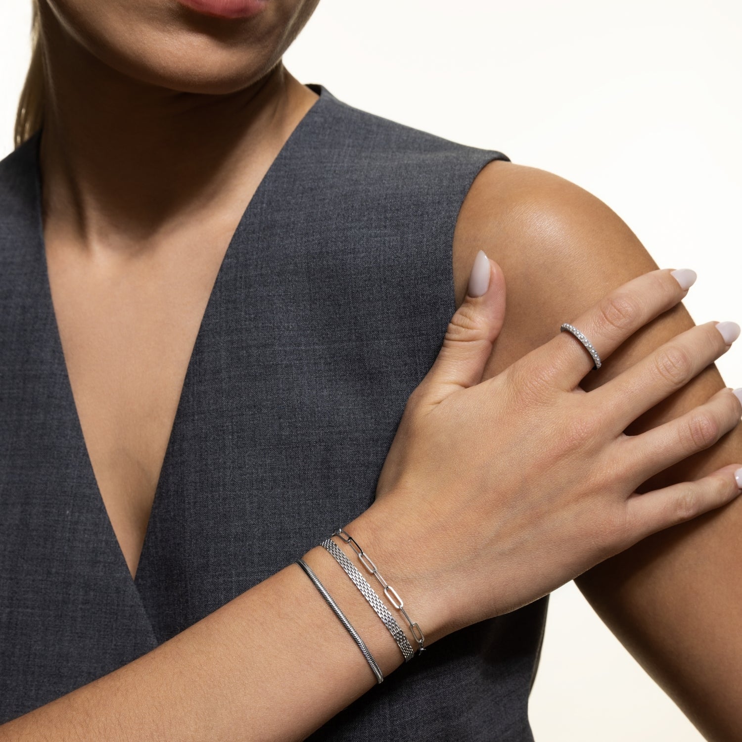 xenox-basic-armband-925-sterlingsilber-rhodiniert image 5