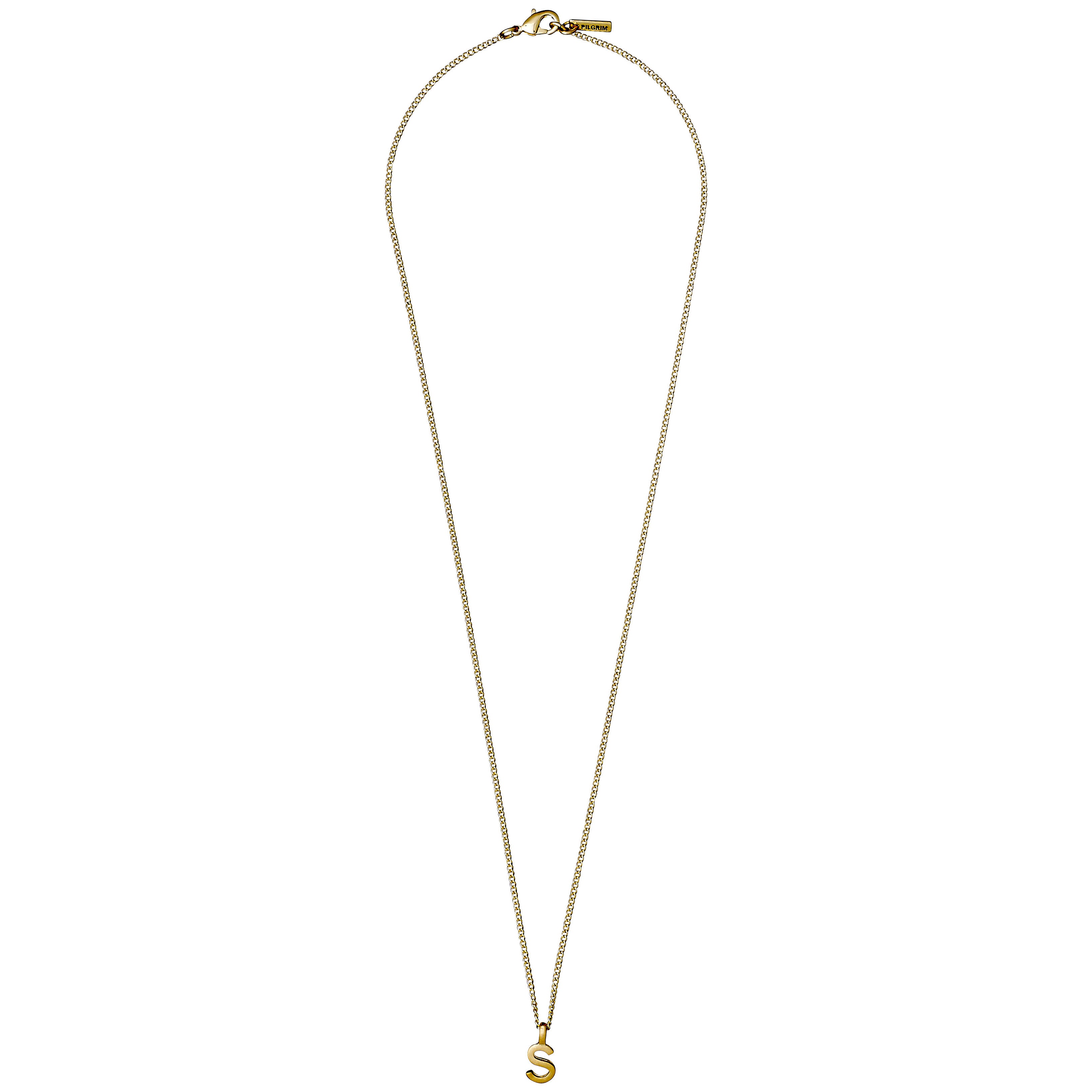pilgrim-charm-halskette-mit-s-anh-nger-gold-plated image 1
