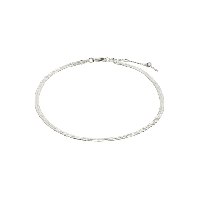 pilgrim-joanna-fu-kette-versilbert-flache-schlangenkette-herringbone image 1
