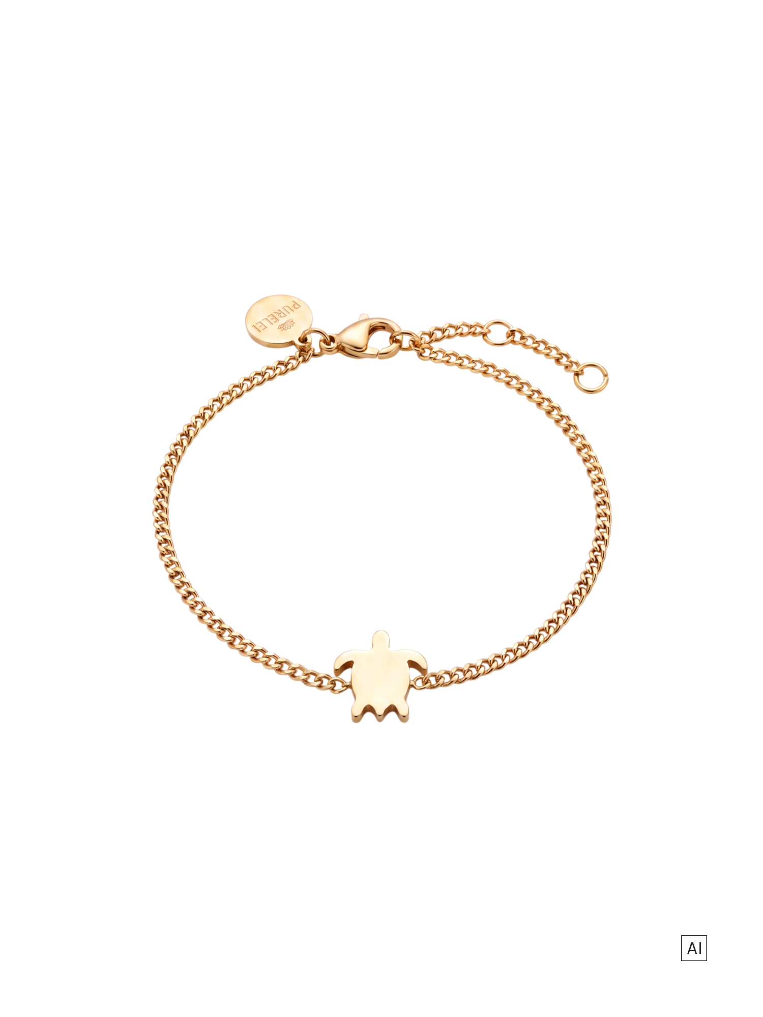 purelei-tiny-turtle-armband-schildkr-ten-armband-verstellbar image 1