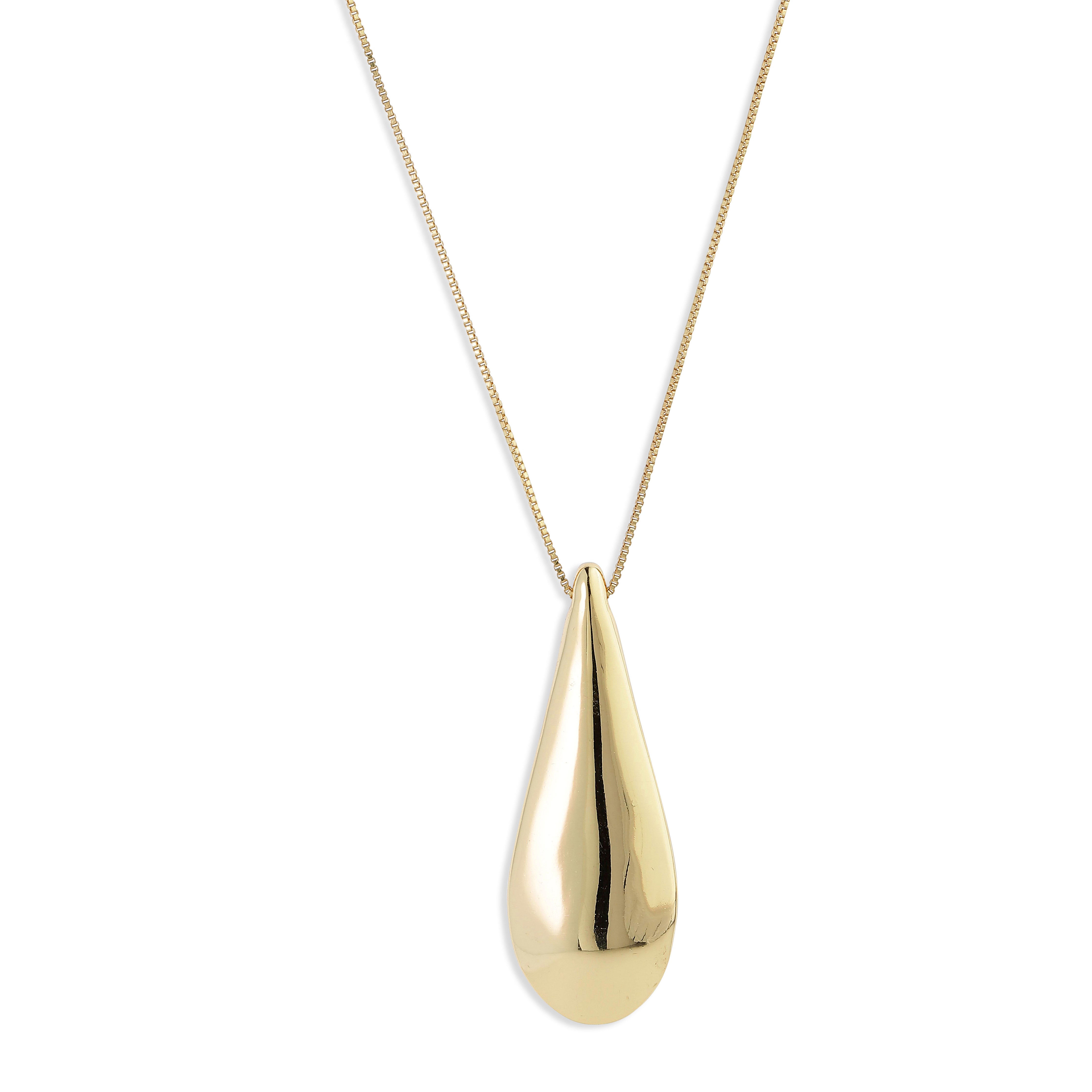 pilgrim-alma-halskette-goldfarben-mit-tropfen-anh-nger-80-cm image 1