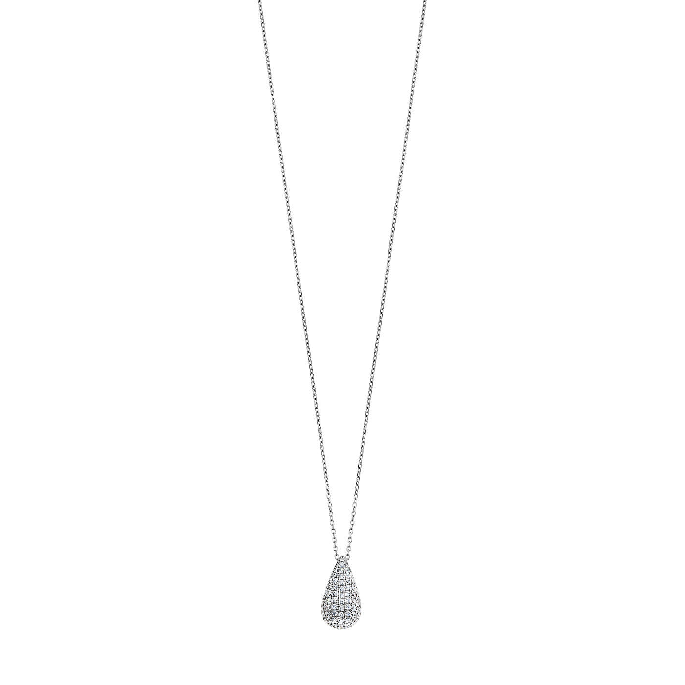 julie-julsen-kette-mit-anh-nger-crystal-drop-silber-mit-77-zirkonia image 3