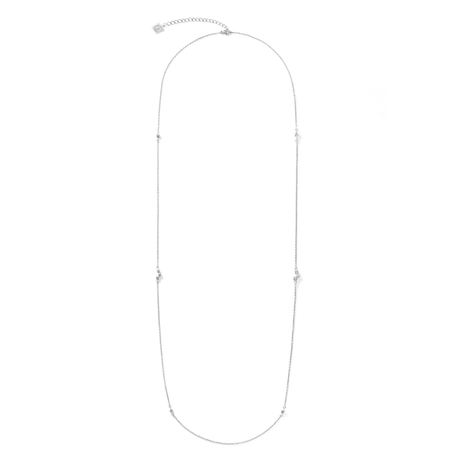 coeur-de-lion-dancing-geocube-halskette-small-chain-long-silber image 1
