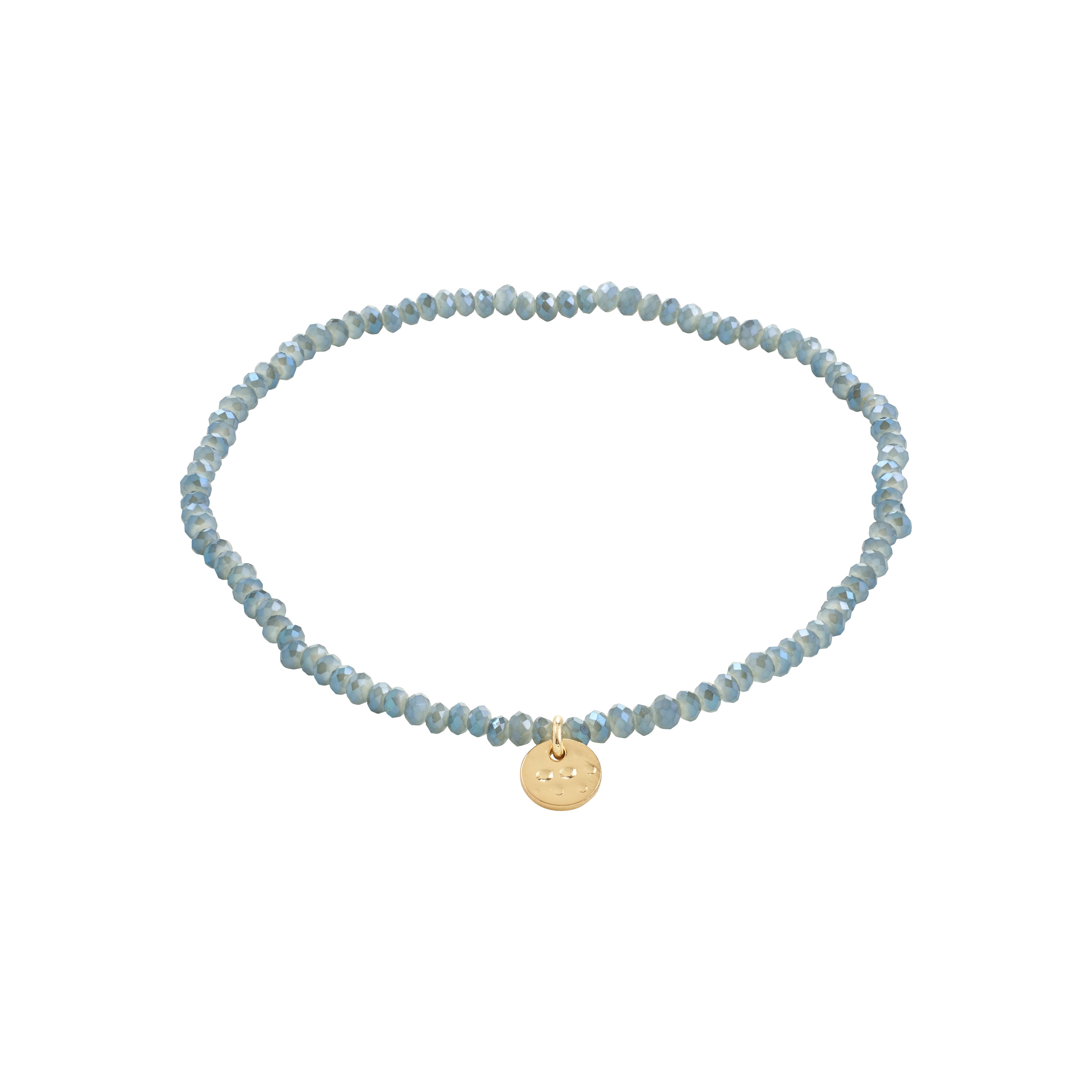 pilgrim-indie-armband-grau-goldplattiert image 1