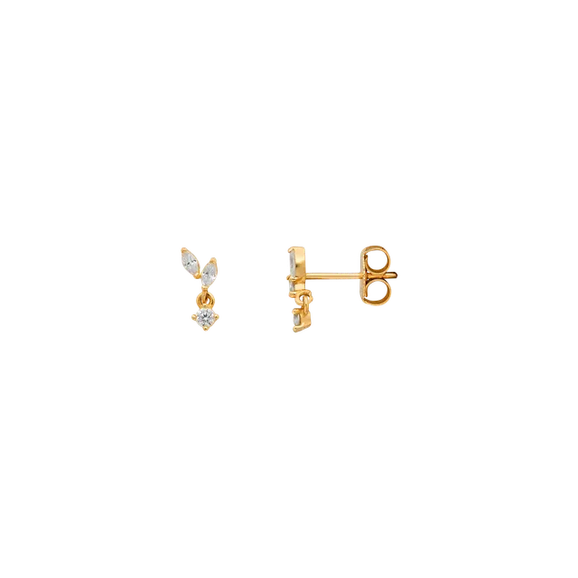 xenox-fine-mariposa-ohrringe-585-gelbgold-mit-zirkonia-xg14k4258g image 1