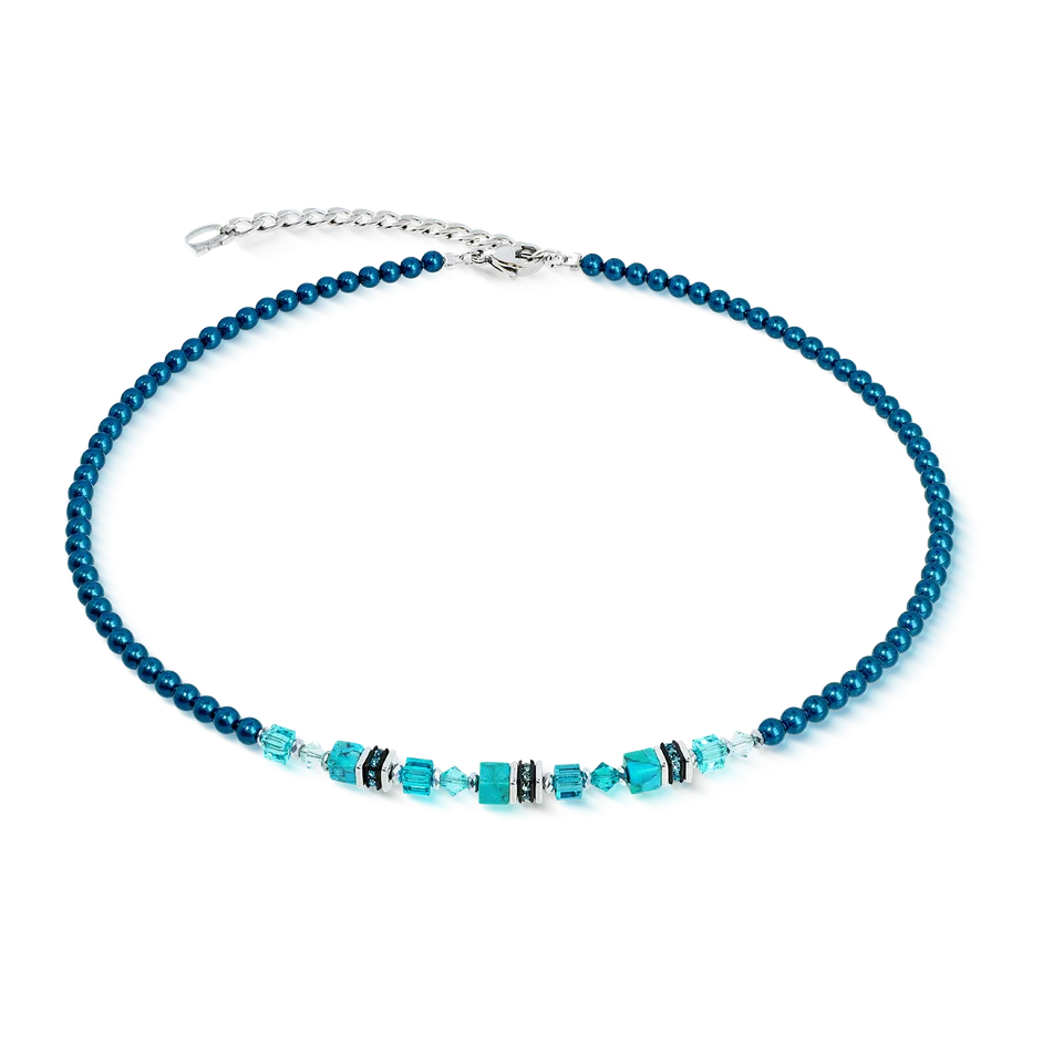 coeur-de-lion-princess-teal-glow-halskette-silber-t-rkis image 1