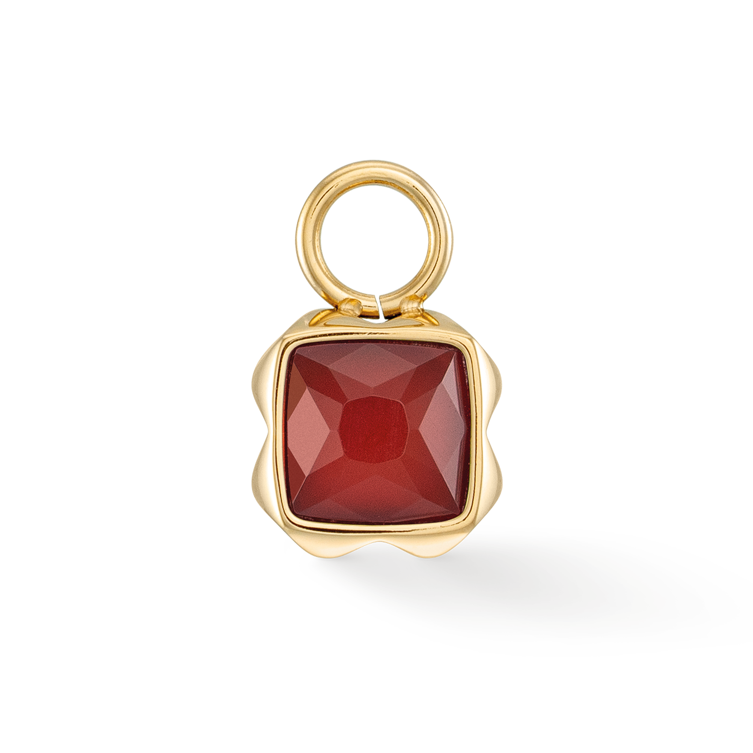 coeur-de-lion-birthstone-januar-charm-roter-achat-gold image 2