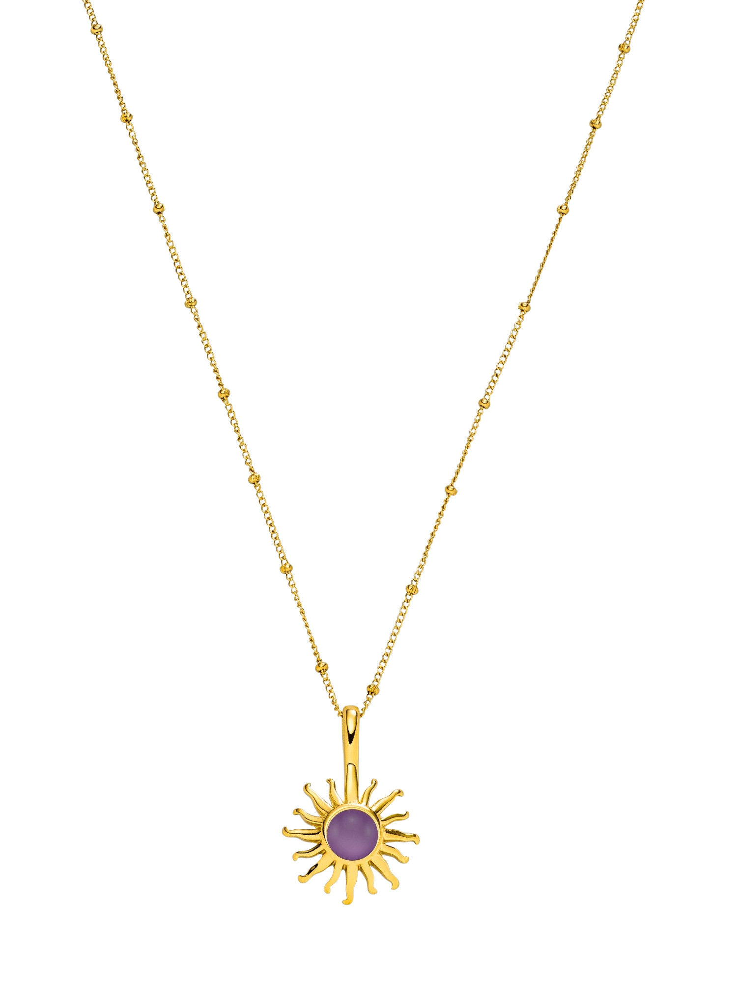 purelei-sun-amethyst-kette-sonnen-anh-nger-mit-amethyst-50-55-cm image 1
