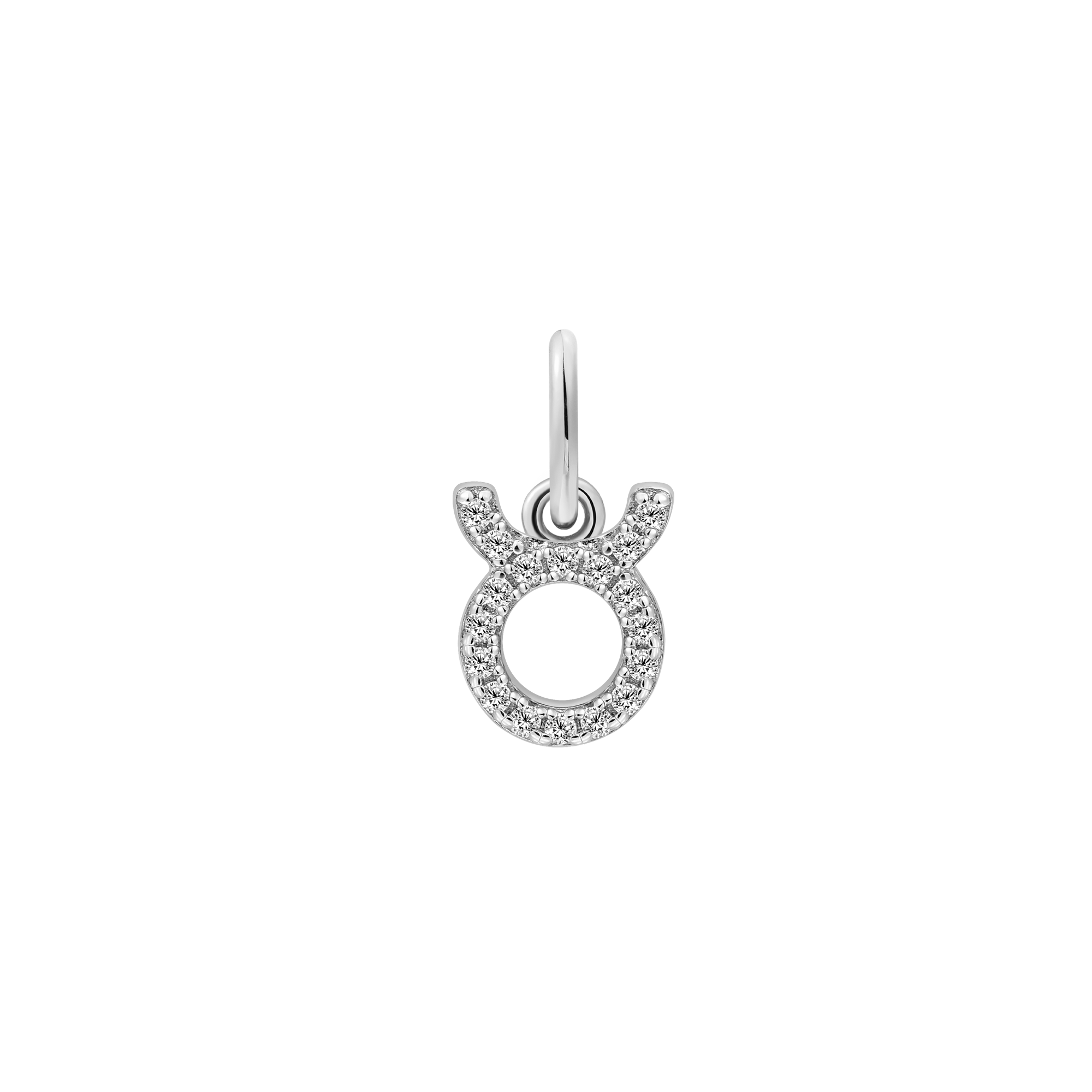 xenox-stier-charm-925-sterlingsilber-18k-vergoldet-mit-zirkonia image 2