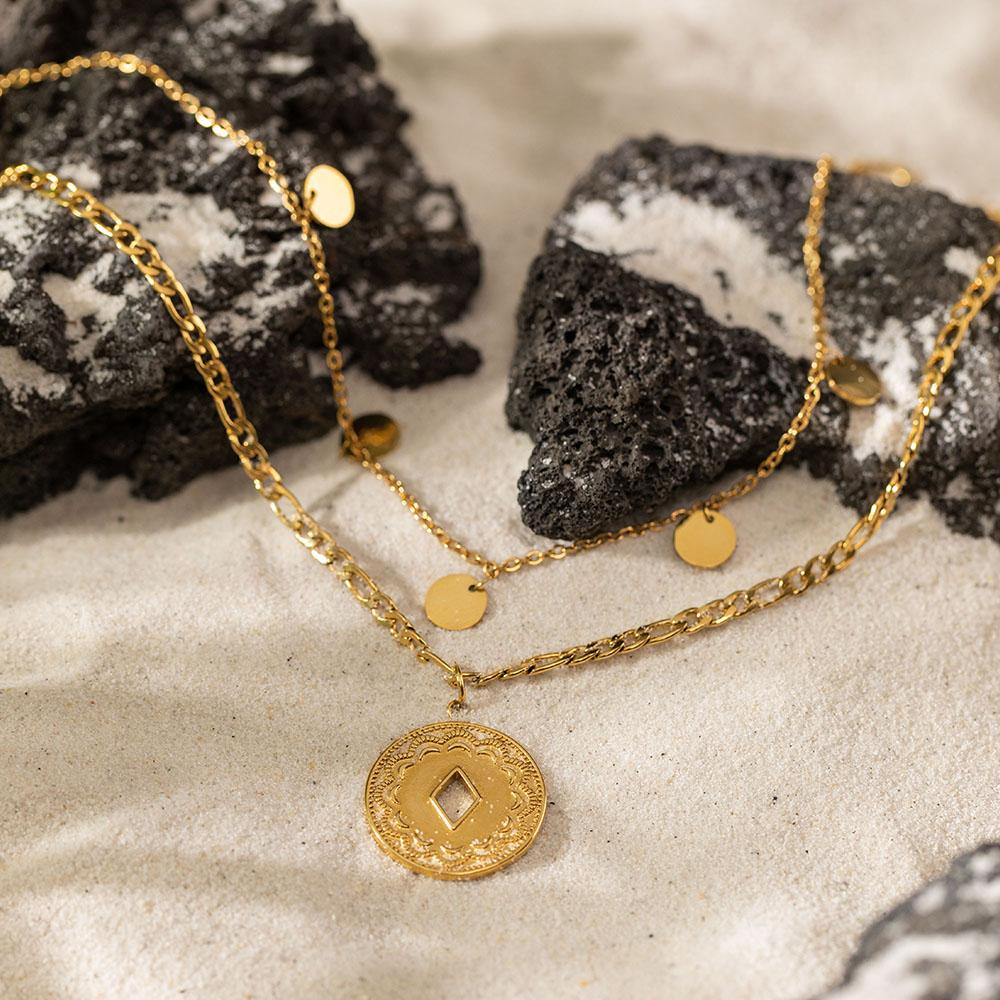 purelei-lolani-kette-coin-kette-mit-muster-und-ausstanzung image 7