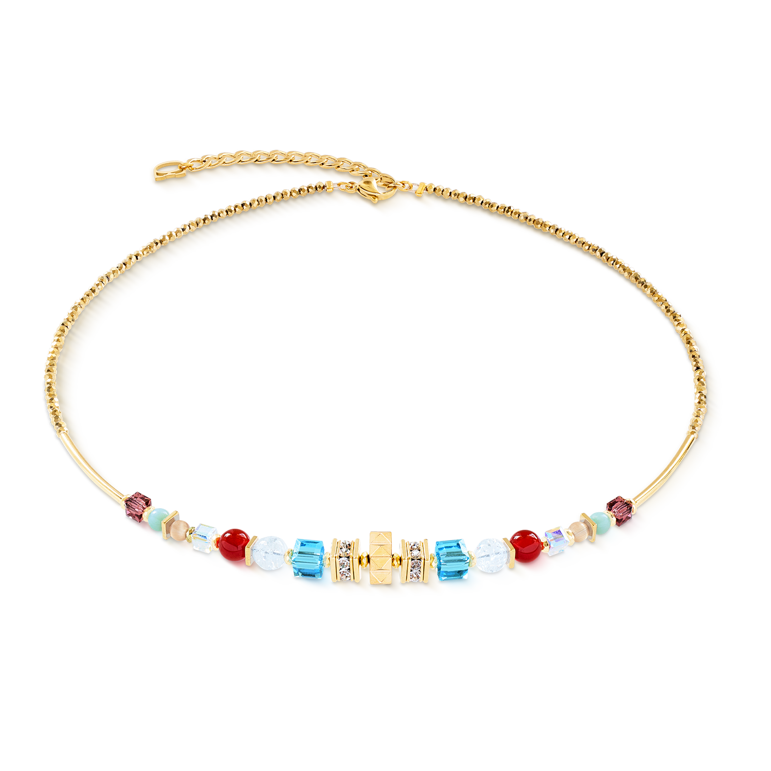 coeur-de-lion-halskette-shape-mix-nexus-gold-multicolor image 1
