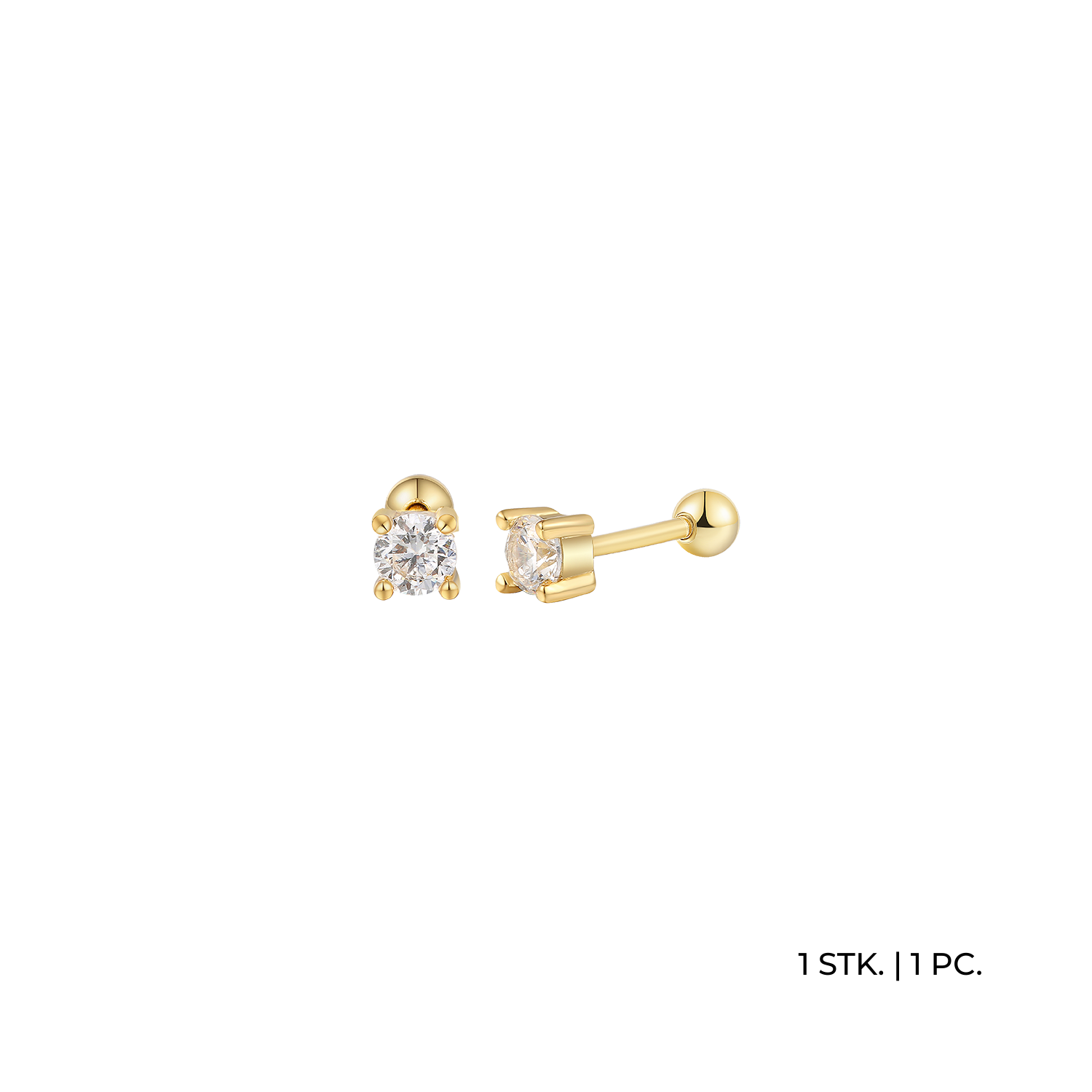xenox-piercing-ohrstecker-925-sterlingsilber-rhodiniert-zirkonia image 2