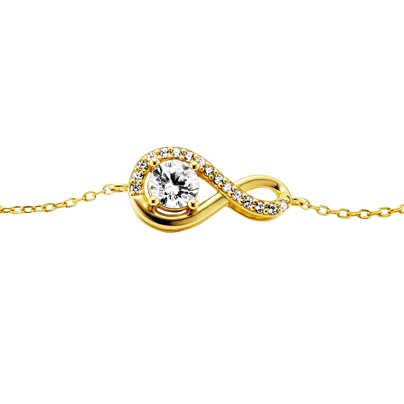 julie-julsen-armband-infinity-silber-vergoldet-mit-17-wei-en-zirkonia image 3