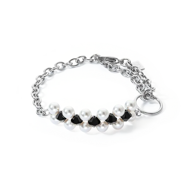 coeur-de-lion-choker-mysterious-armband-silber-schwarz image 1