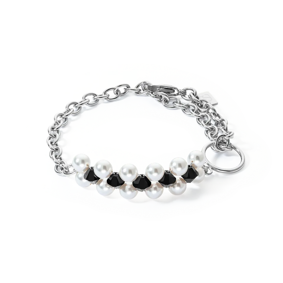coeur-de-lion-choker-mysterious-armband-silber-schwarz image 1