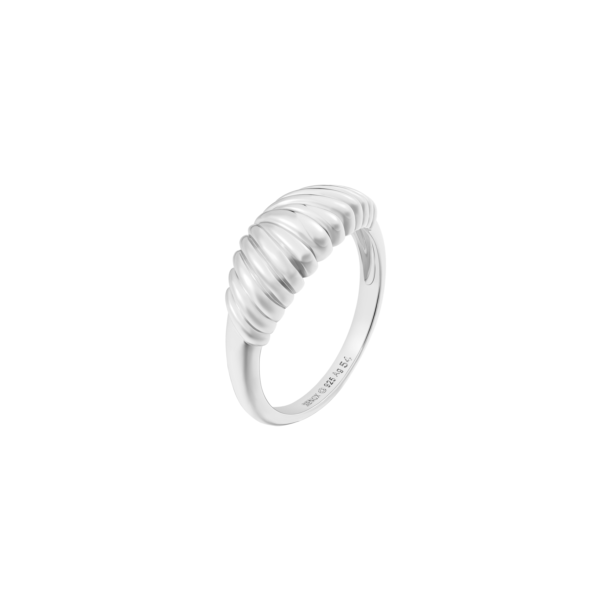 xenox-nautic-ring-xs91913-925-sterlingsilber-rhodiniert-geschwungen image 1