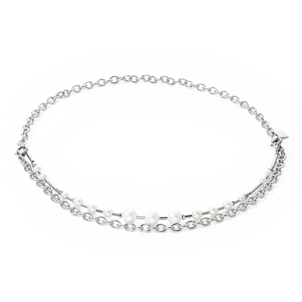 coeur-de-lion-s-wasserperlen-chain-halskette-multiwear-silber image 1