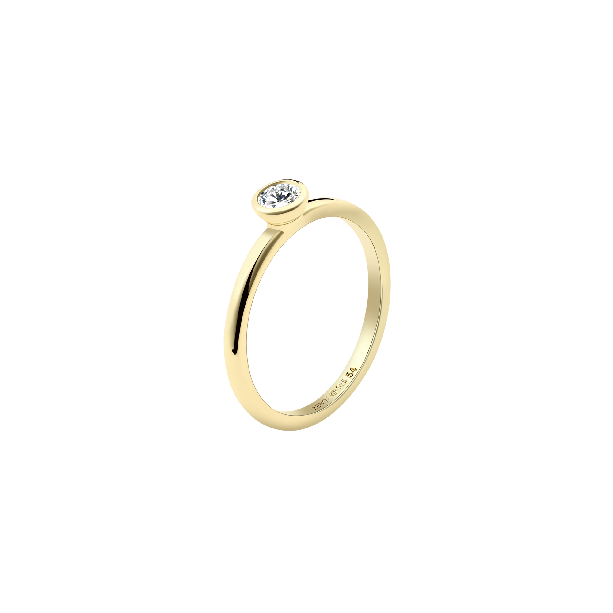 xenox-isabel-ring-925-sterlingsilber-rhodiniert-mit-zirkonia image 2