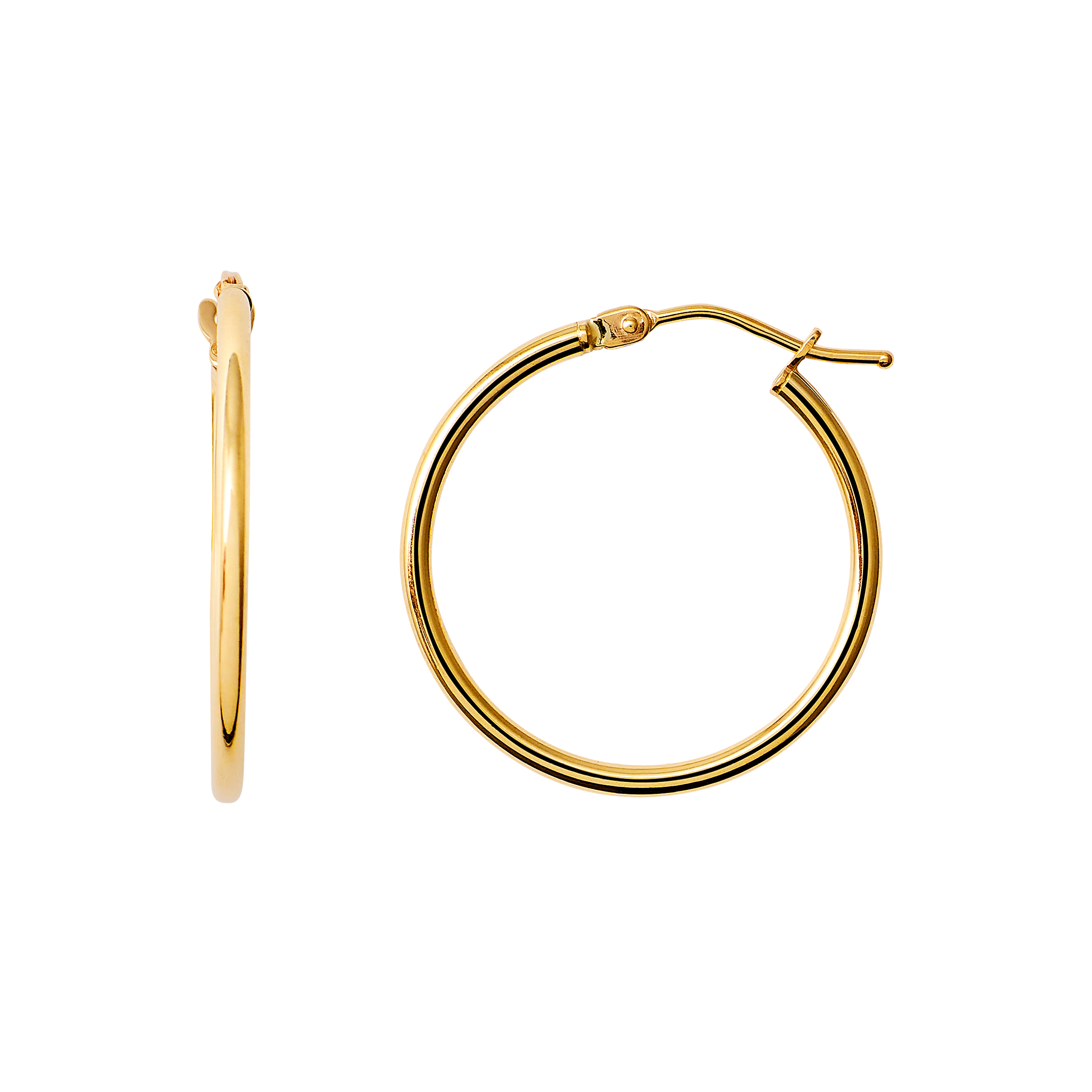 xenox-fine-basic-creolen-585-gelbgold-xg14k6009g image 1