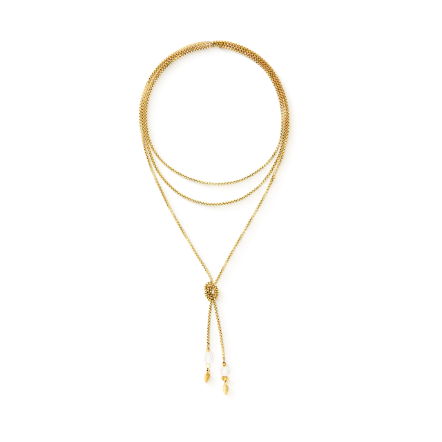 coeur-de-lion-serene-knot-chain-halskette-gold image 1