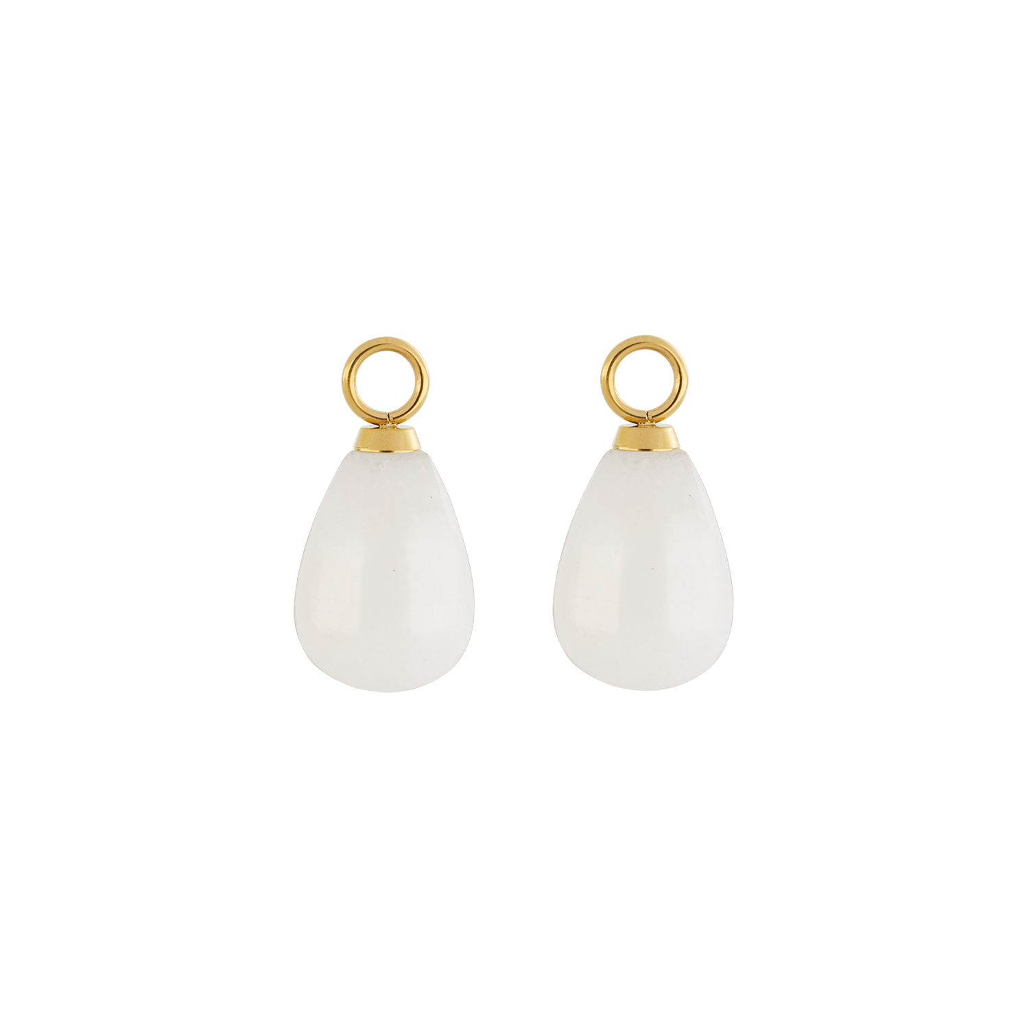coeur-de-lion-ear-me-up-charm-tropfen-gold-wei-paar image 1