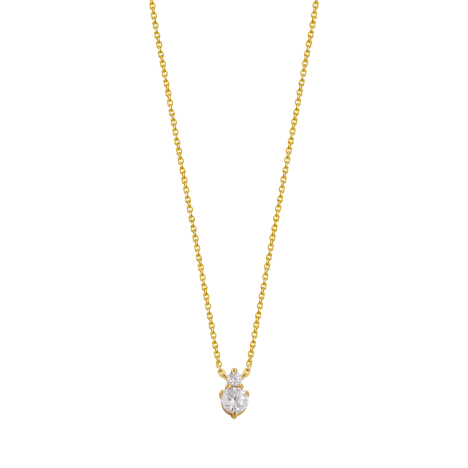 xenox-krappe-halskette-925-sterlingsilber-rhodiniert-mit-zirkonia image 2