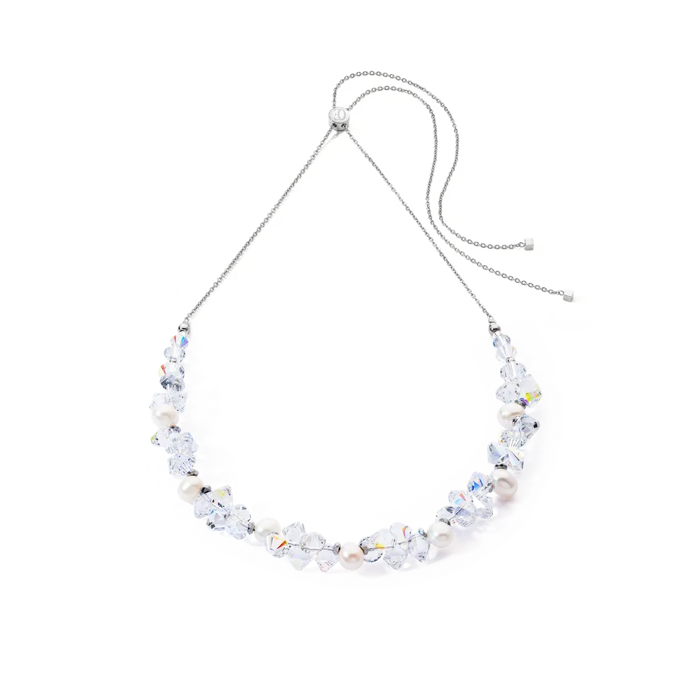 coeur-de-lion-dancing-crystals-pearls-halskette-silber-wei image 1