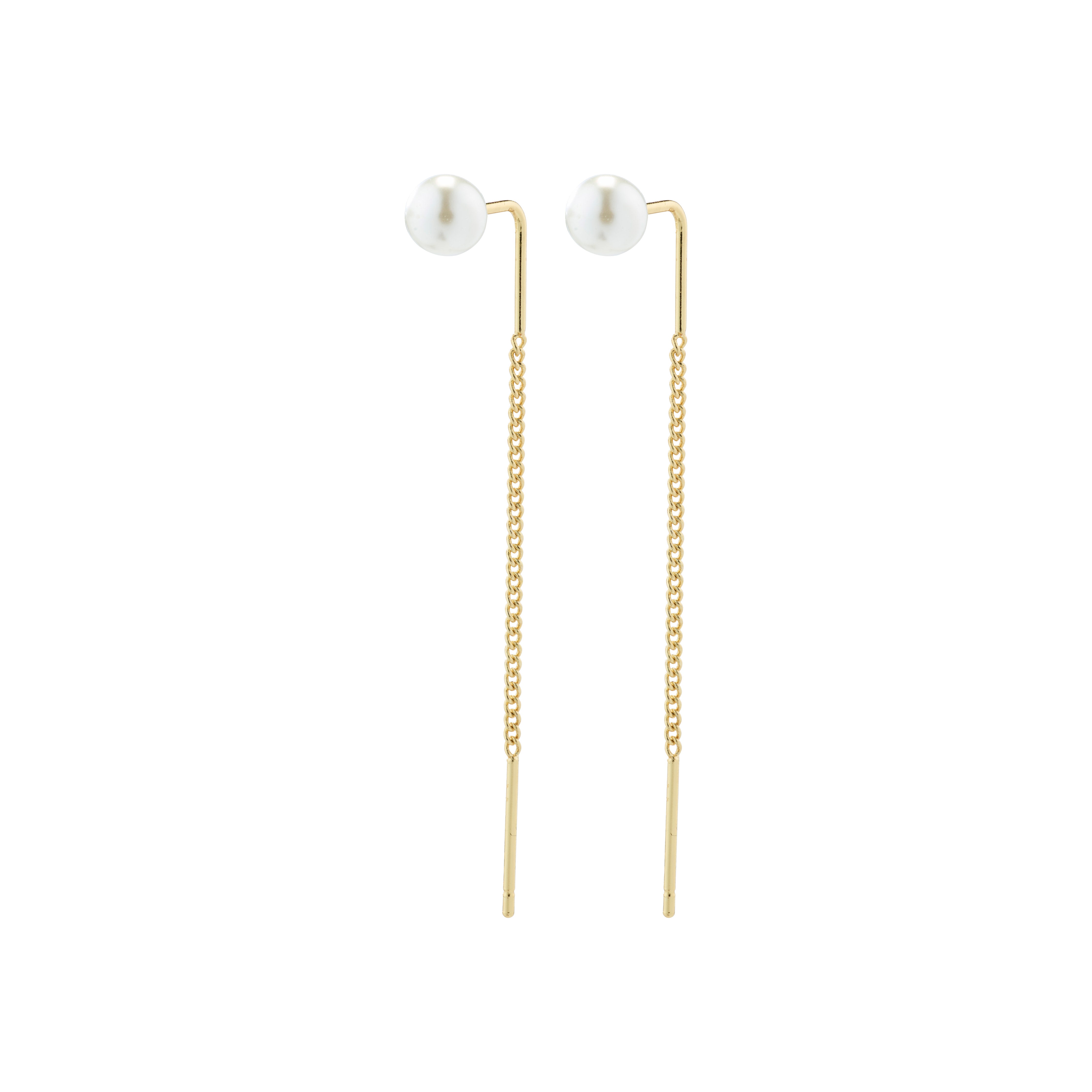 pilgrim-elba-ketten-ohrringe-goldplattiert-mit-perle-ear-chain image 1