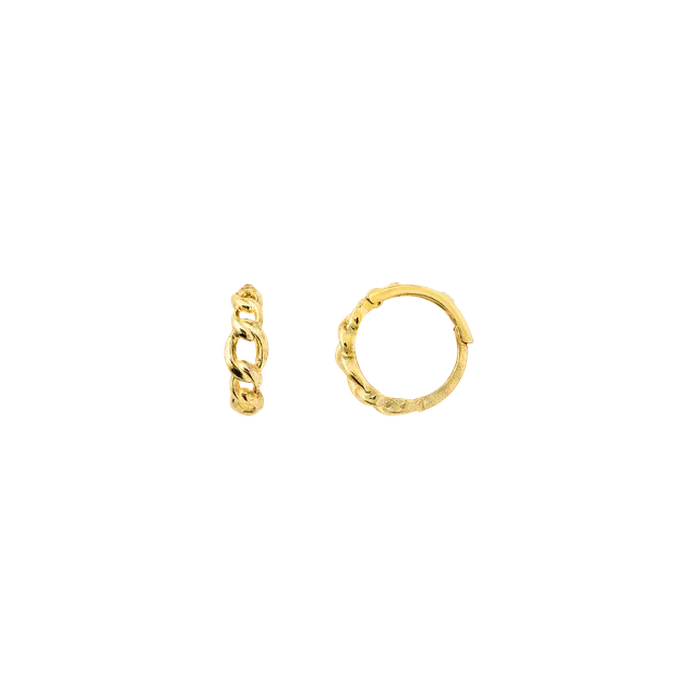 xenox-fine-circle-creolen-585-gelbgold-glieder-design image 1