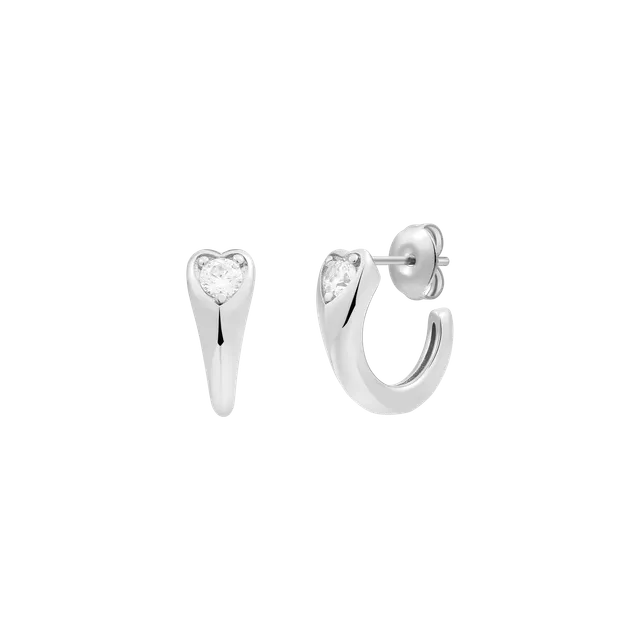 xenox-heart-drop-ohrringe-xs92021-925-sterlingsilber-rhodiniert-mit-zirkonia-her image 1