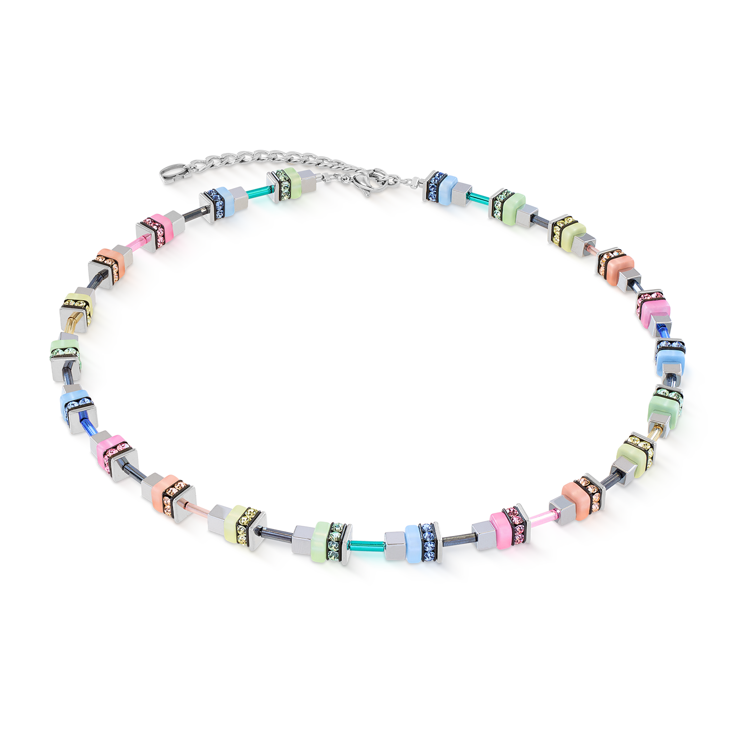 coeur-de-lion-geocube-fresh-sorbet-cube-halskette-multicolor image 1