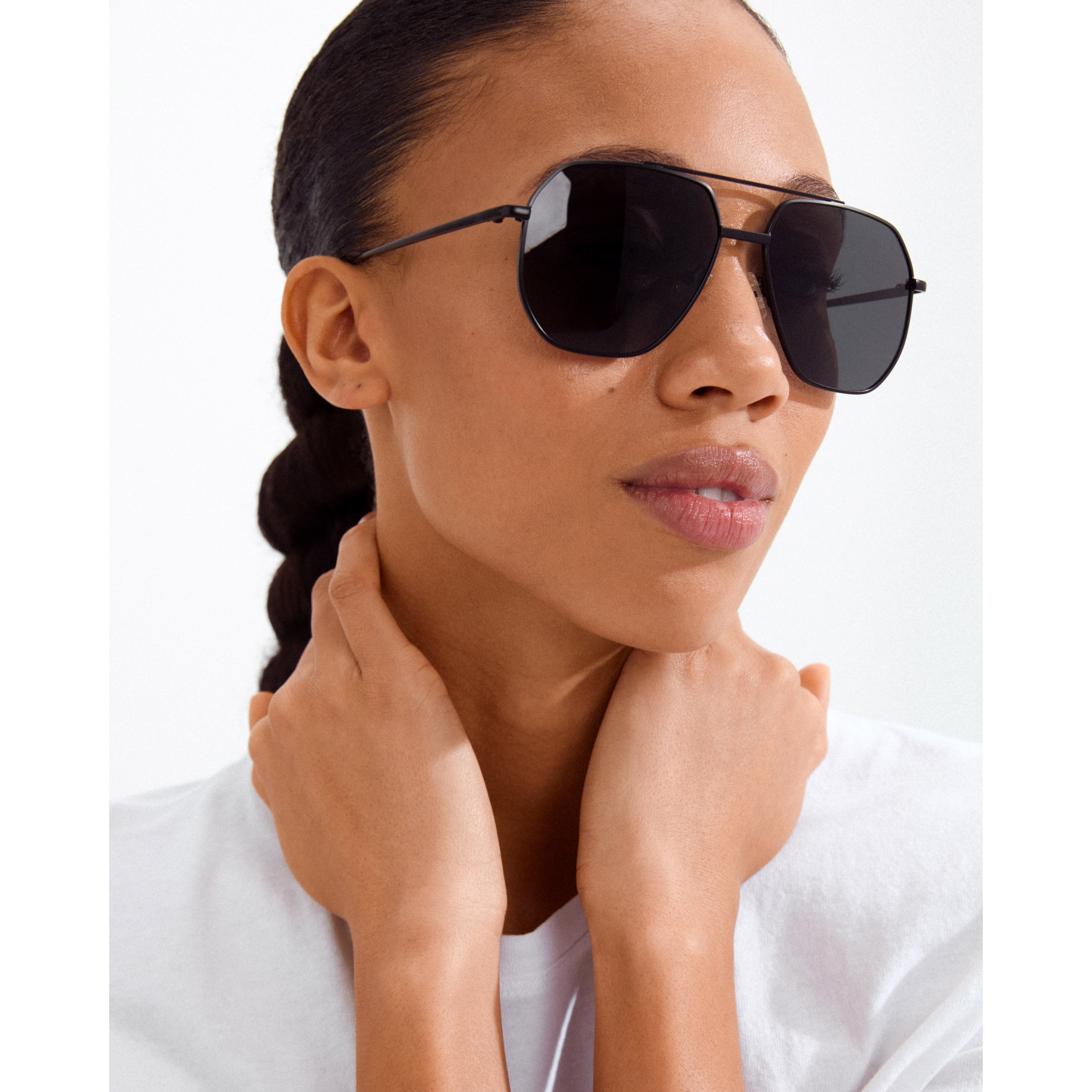 pilgrim-ana-sonnenbrille-schwarz-piloten-modell-metall image 4