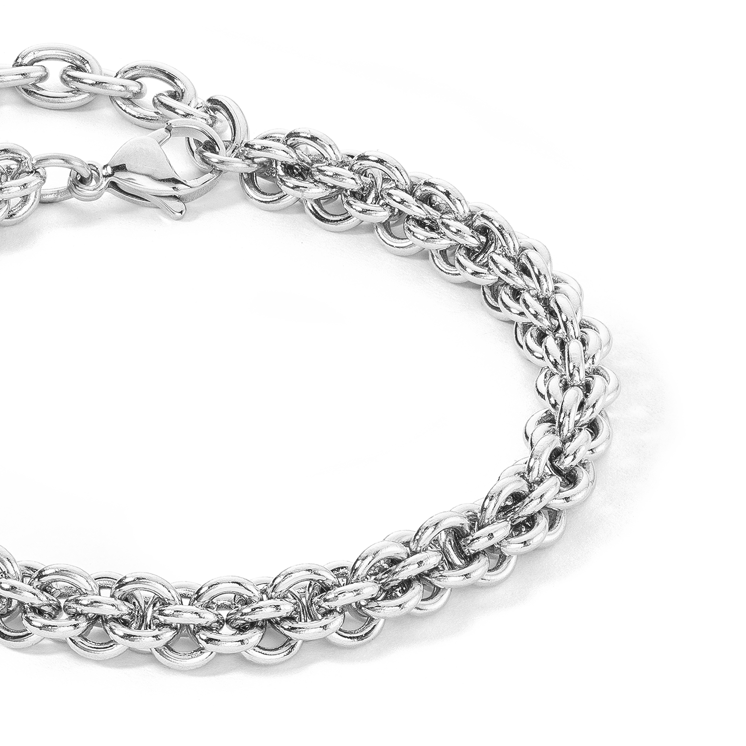 coeur-de-lion-armband-mesh-chain-silber image 2