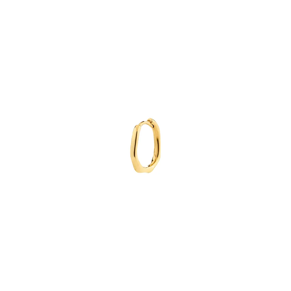 pilgrim-x-dea-pave-hoop-01-single-creole-12-5-mm-18k-vergoldet image 1